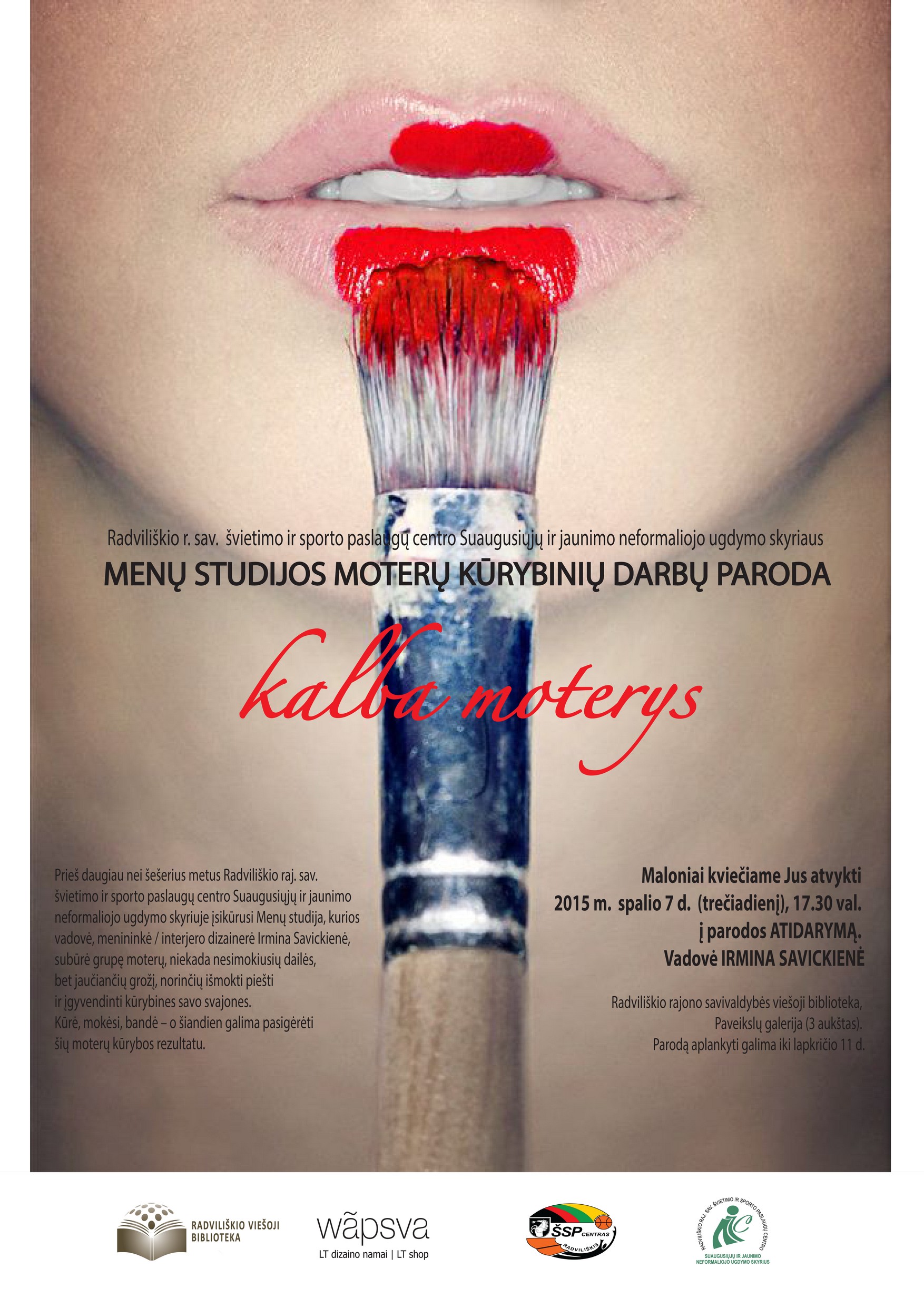 kalba moterys
